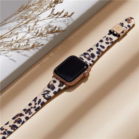 NEW Slim Leopard Apple Watch Band main image 3
